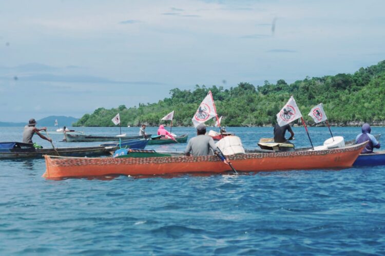 Masyarakat Desa Kadoda Kepulauan Togean, Sepakat Larang Tangkap Gurita Selama 3 Bulan