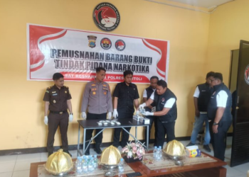 Pemusnahan 296 Gram Sabu di Polres Tolitoli Picu Polemik, Wartawan Soroti Sikap Satresnarkoba